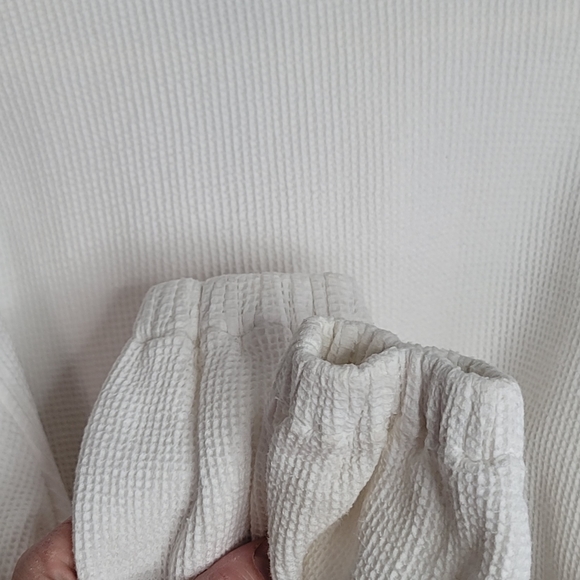 Polo Sport Ralph Lauren Vintage Waffle Zip Up Swatshirt White Men's Size M - Picture 16 of 16